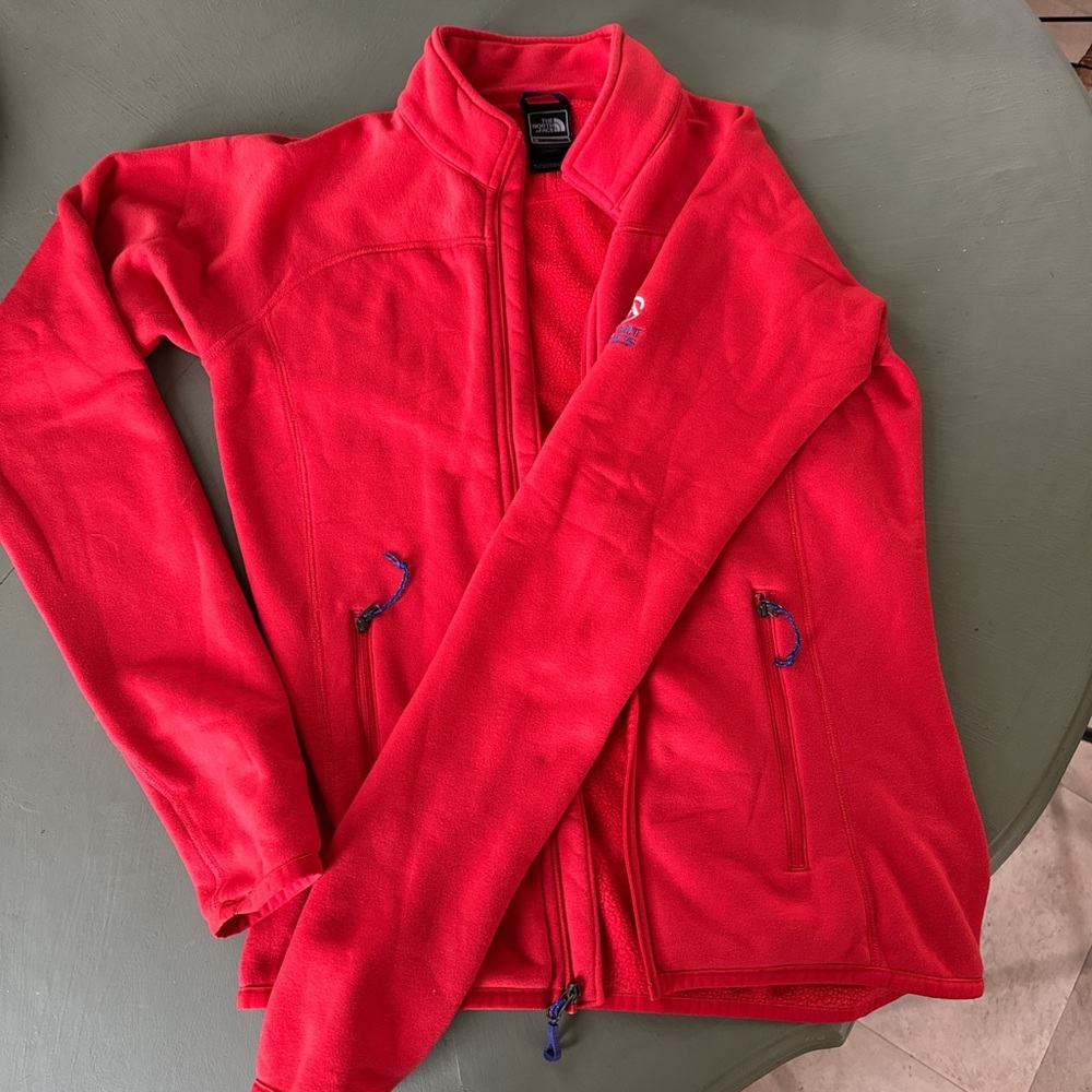 The North Face Bright Red Fleece Jacket